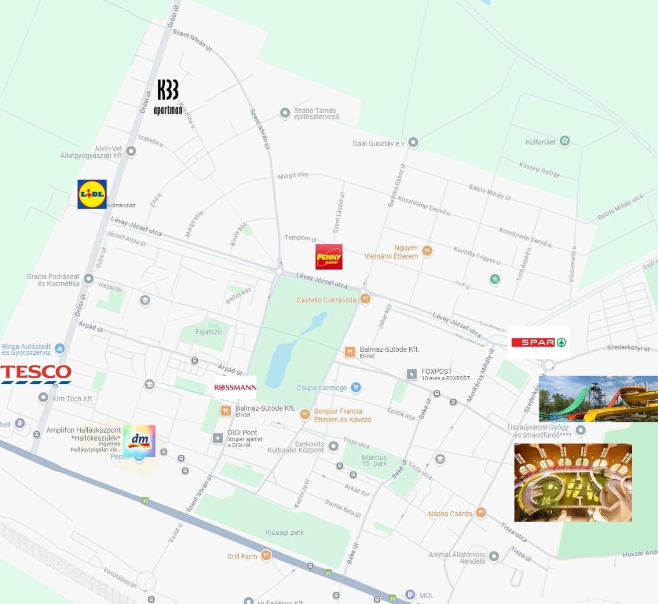 Apartmán K33 Tiszaújváros Exteriér fotografie